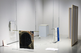 Proposal for placement (Ablozhnyy-Bogush-Bruel-Czyżyk-Knopová-Ruuska-Sedlerova), 2017. Installation view at Rethinking Digitalization, Exhibition Laboratory, Helsinki, 2017